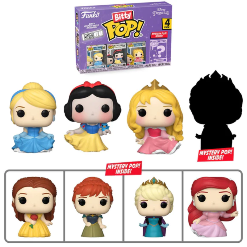 Bitty Pop Disney Princess Cinderella 4 Pk
