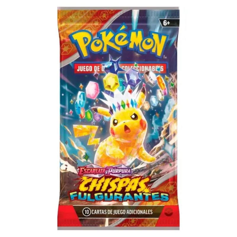 1 Sobre De 10 Cartas Chispas Fulgurantes Pokemon TCG Español