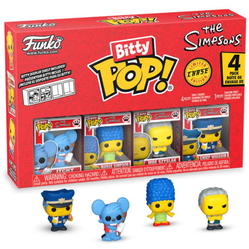 Bitty Pop The Simpsons Itchy 4 Pk