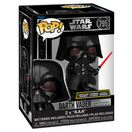 Funko Pop Darth Vader Con Sable de Luz Luces y Sonidos
