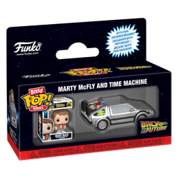 Bitty Pop Marty McFly  Delorean Time Machine Back To The Future