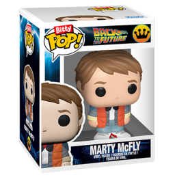 Bitty Pop Marty McFly  Delorean Time Machine Back To The Future