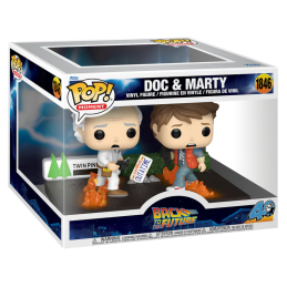 Funko Pop Doc and Marty Movie Moment Back to the Future