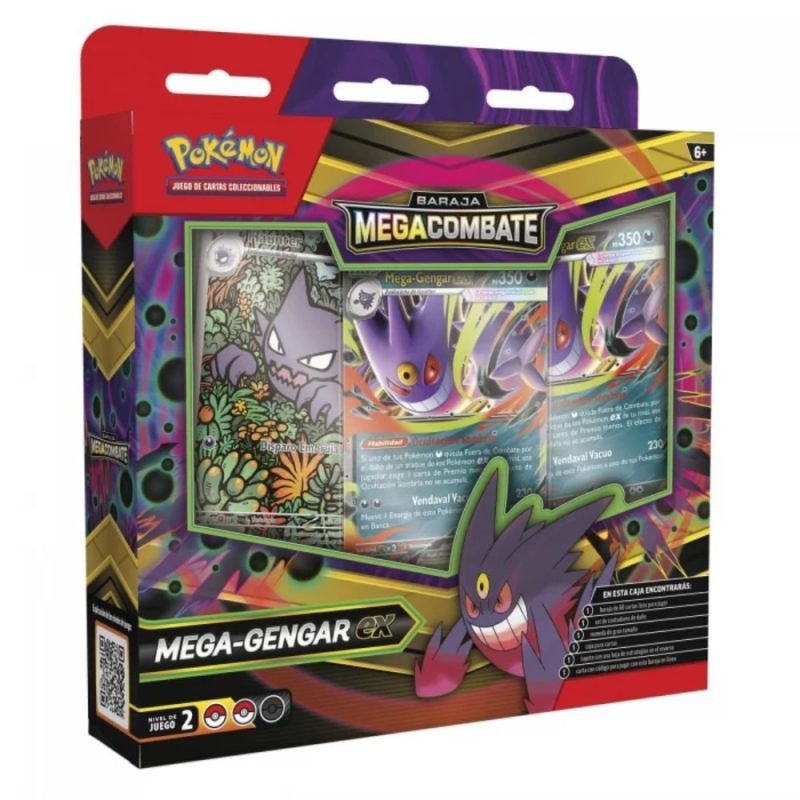 Mazo Mega Combate Mega Gengar EX Español Pokemon TCG
