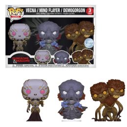 Funko Pop Vecna Mind Flayer Demogorgon 3 Pack - Dungeons & Dragons