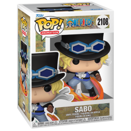 Funko Pop Sabo Attacking with Pipe One Piece