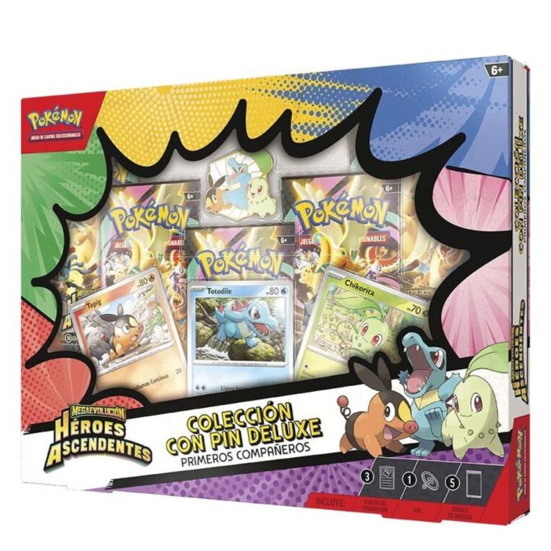 Pokemon TCG Ascenso Heroico Colección con Pin Deluxe Español