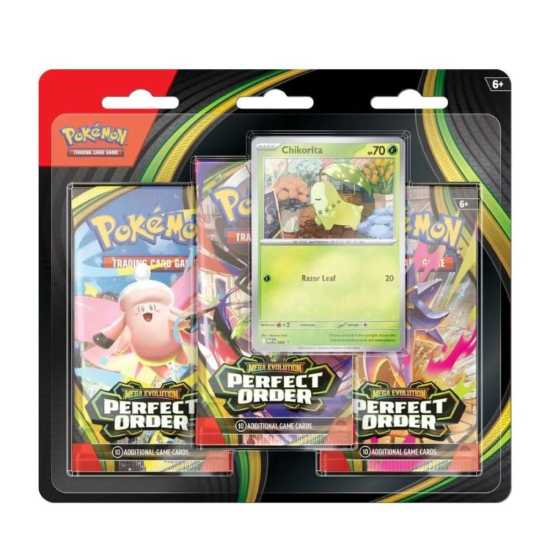 Pokemon TCG Blister 3 Pack Perfect Order en ingles