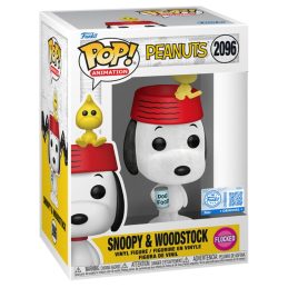Funko Pop Snoopy and Woodstock Exclusivo Flocked
