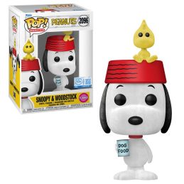 Funko Pop Snoopy and Woodstock Exclusivo Flocked