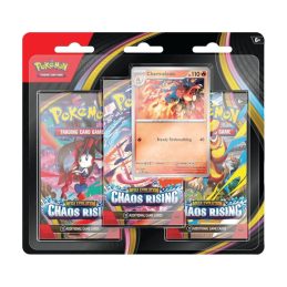 Pokemon TCG Blister 3 Pack Chaos Rising en Inglés