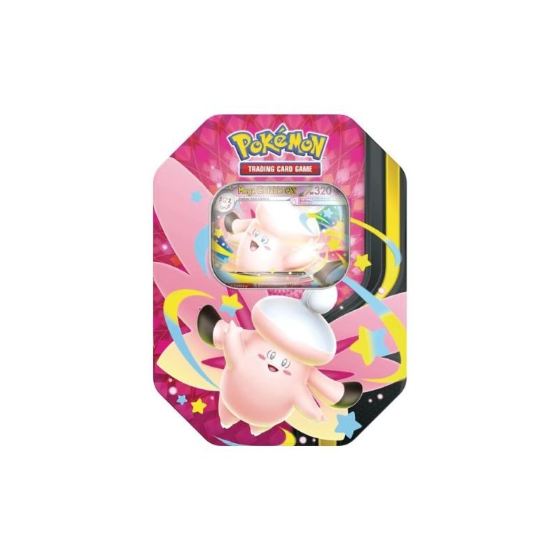Pokemon TCG Moonlight Mega Clefable Tin Ingles