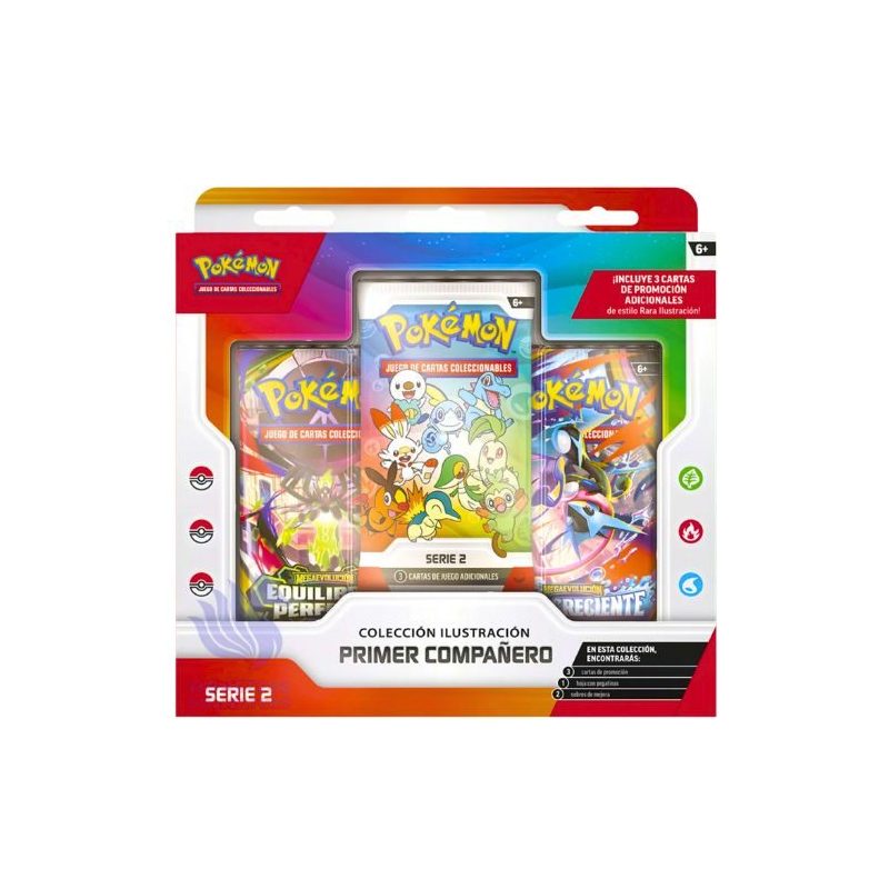 Pokemon TCG Primer Compañero Colección Ilustración en Español Series 02