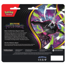 Pokemon TCG Blister 3 Pack Pitch Black en Ingles