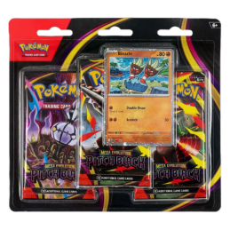 Pokemon TCG Blister 3 Pack Pitch Black en Ingles