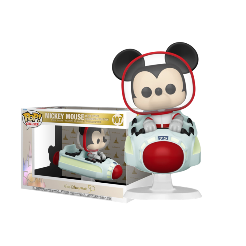 Mickey Mouse at Space Mountain